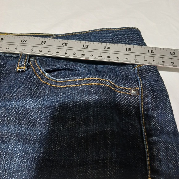 GAP Women's Bootcut Jeans Dark‎ Wash Stretch Denim Size 8 - Picture 6 of 8